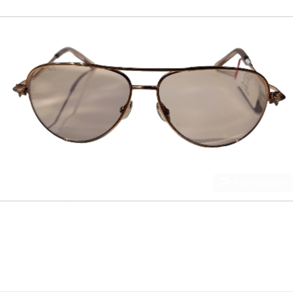Jimmy Choo Gold Aviators - Picture 1 of 10